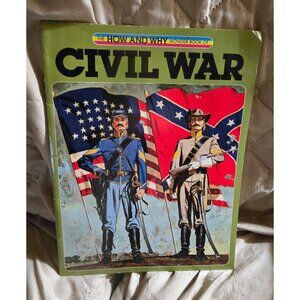 How and Why Wonder Book of The Civil War Vintage Used